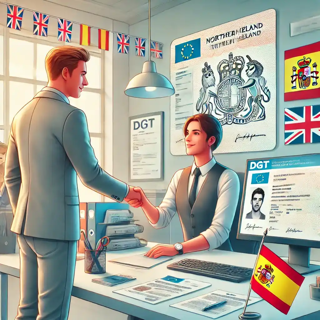 Canje de carnet de conducir de Reino Unido e Irlanda del Norte