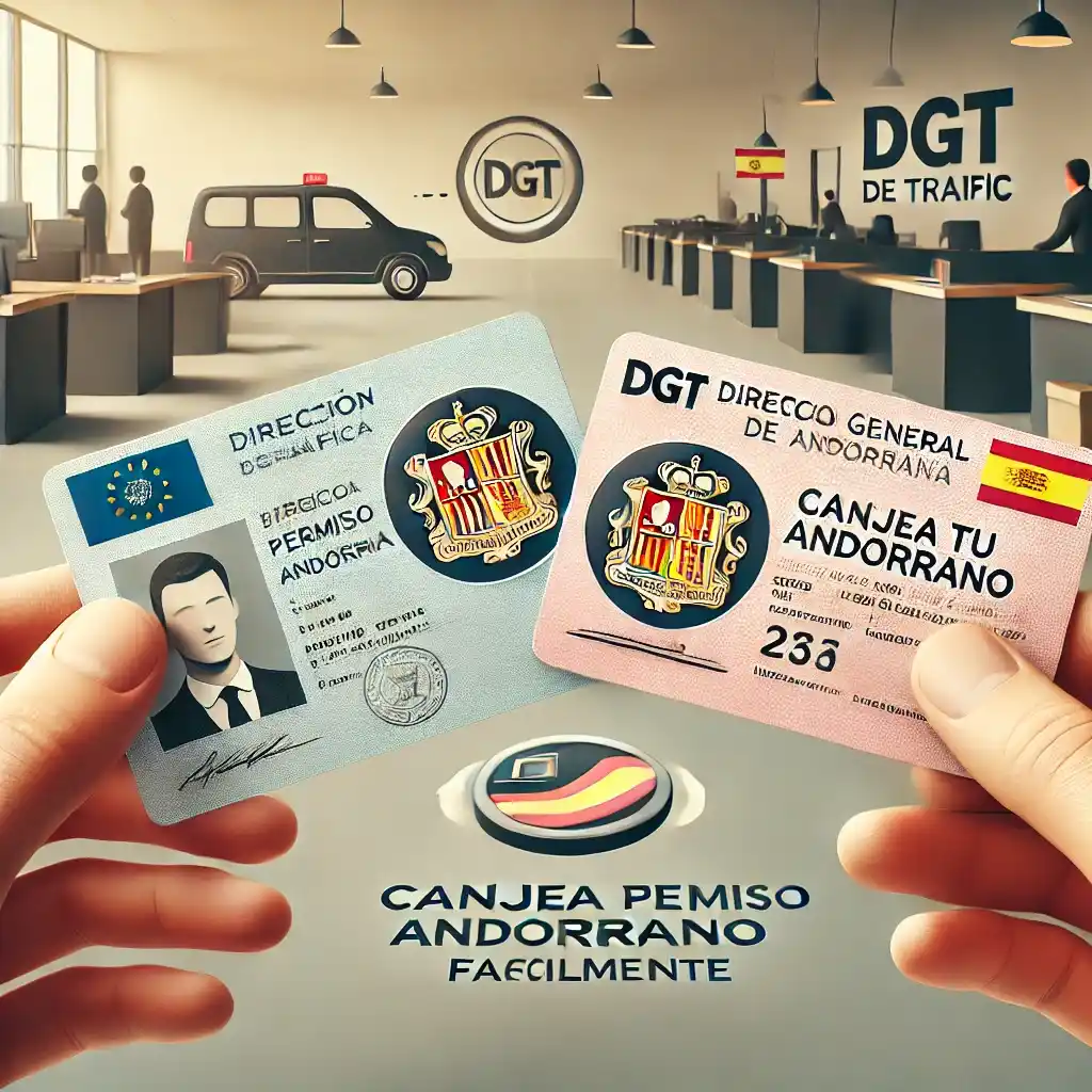 Canje de permiso de conducir de Andorra Conduce tranquilo por España