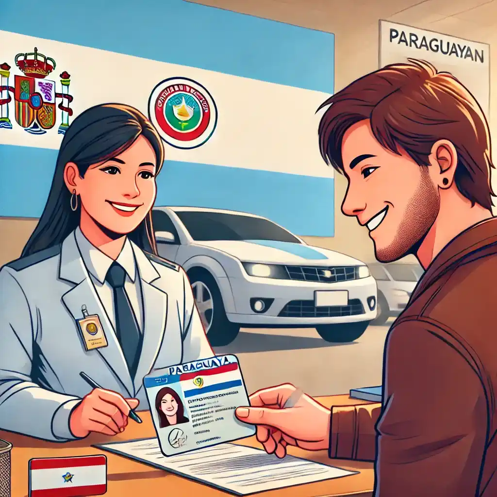 Canje de permiso de conducir de Paraguay