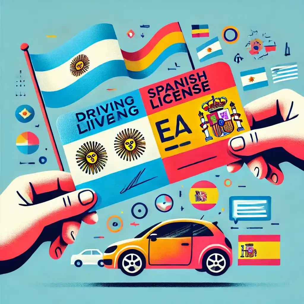 Canje permiso de conducir de Argentina