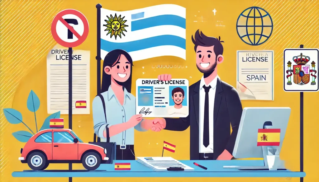 Canjear carnet de Uruguay por el carnet España