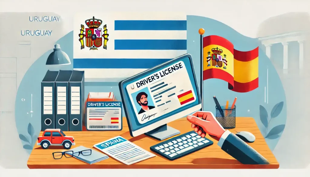 Canjear carnet de Uruguay por el carnet español