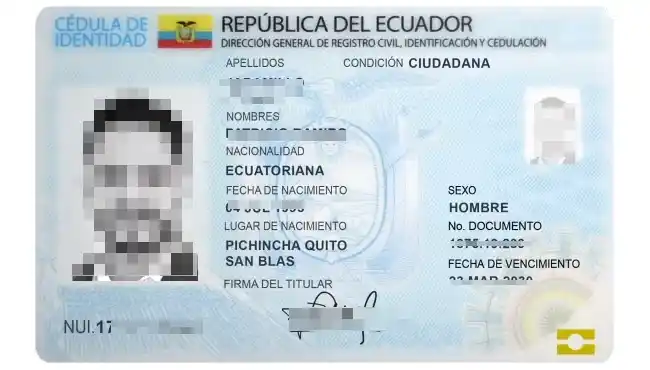 Carnet o Licencia de conducir de Ecuador