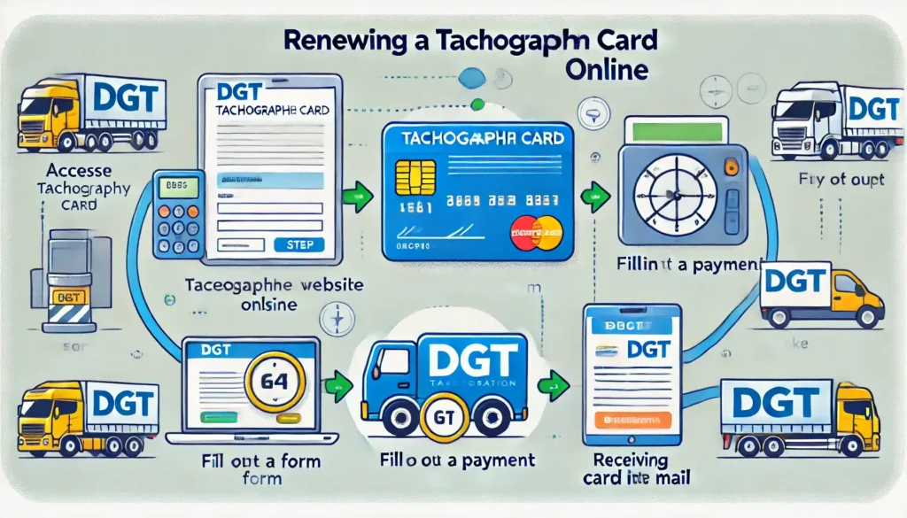 Como renovar la tarjeta del tacógrafo