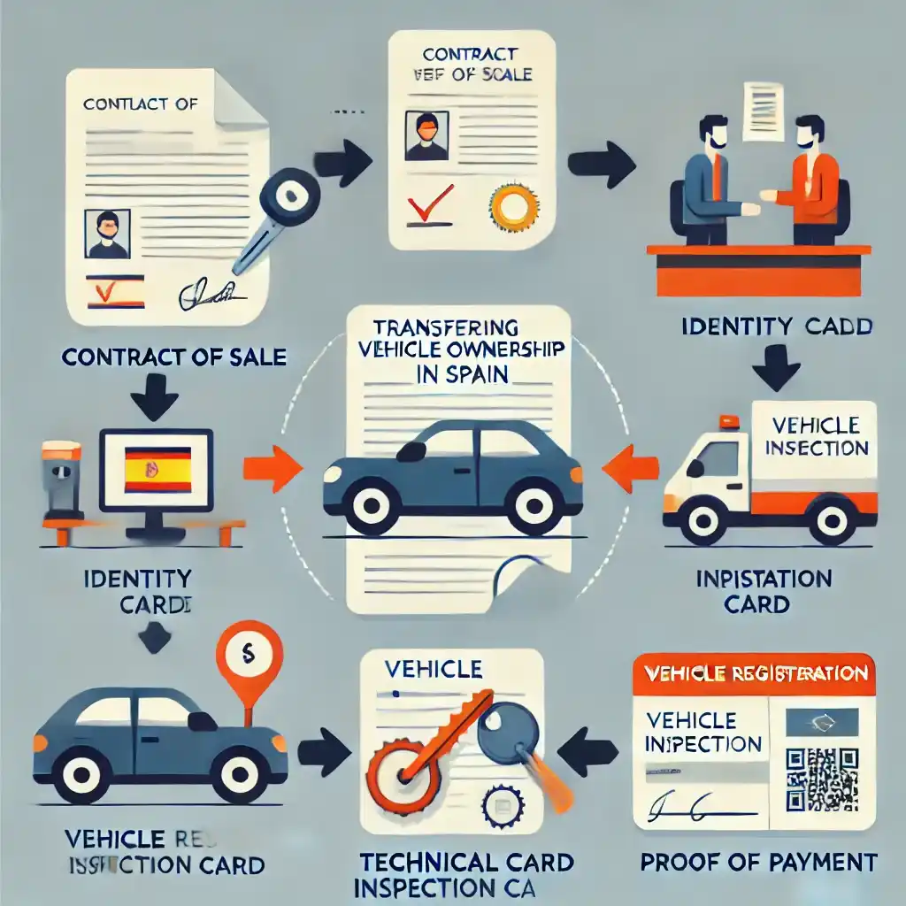 que necesito para una transferencia de un vehiculo