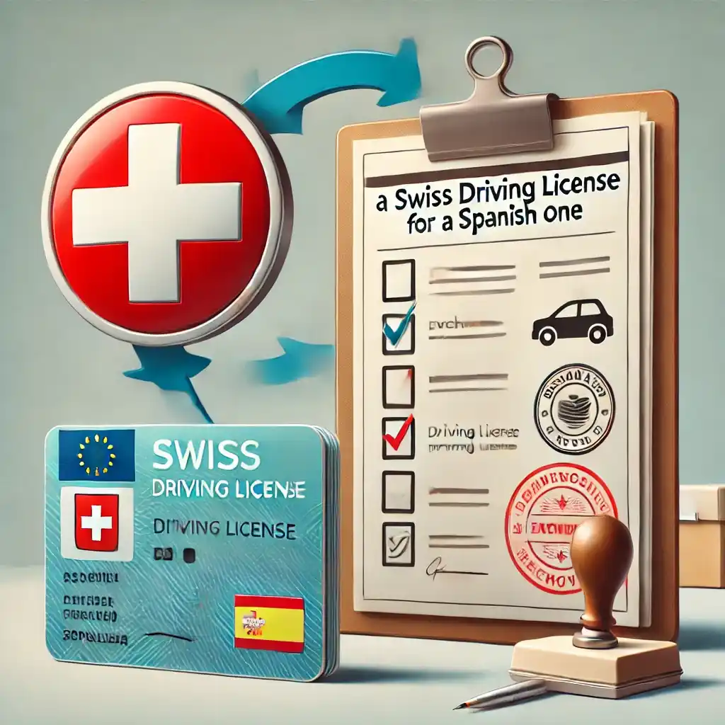 Canje carnet de conducir de Suiza Todos los pasos