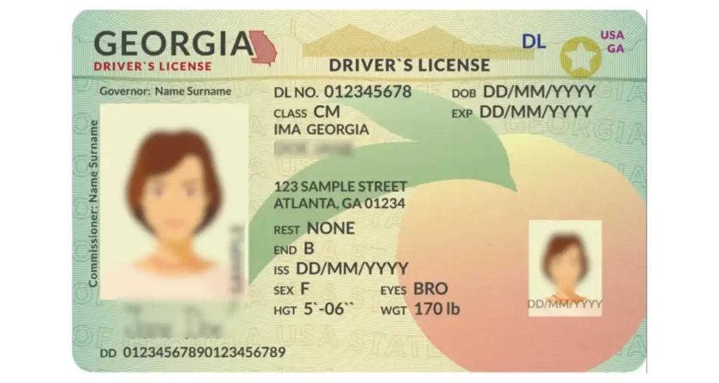 Carnet de conducir de Georgia