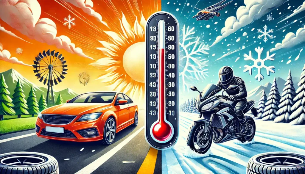 Presión de los neumáticos en verano e invierno