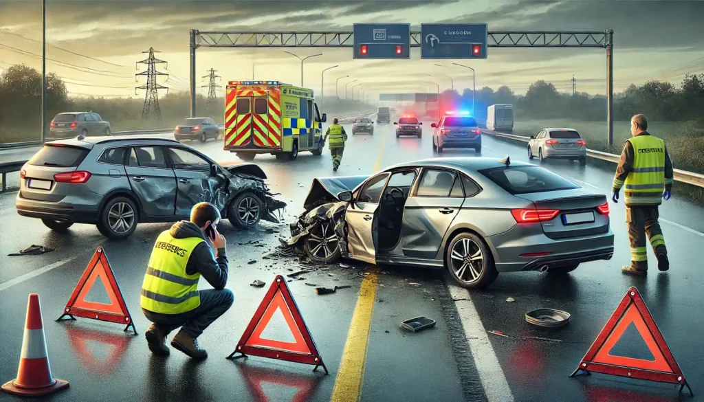 Qué hacer cuando tienes un accidente en la carretera