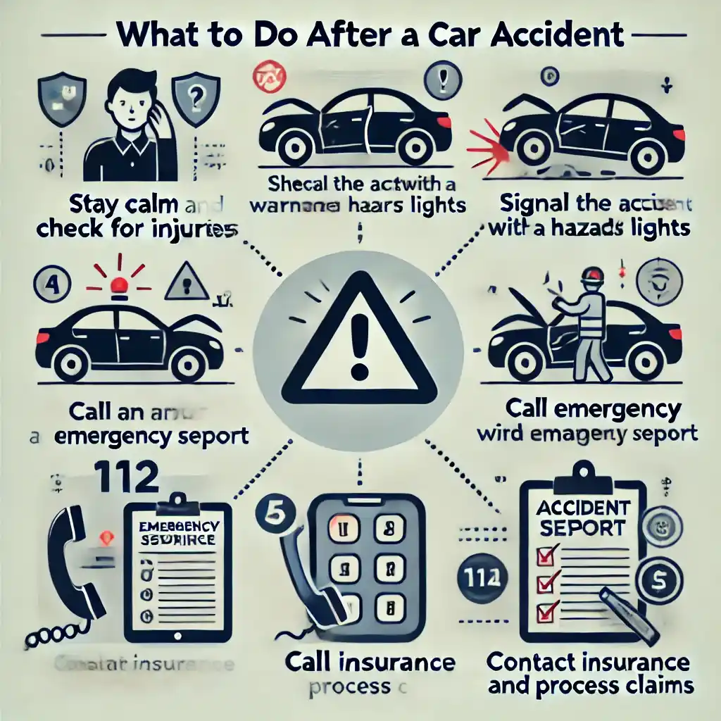 Qué hacer cuando tienes un accidente en la carretera, consejos
