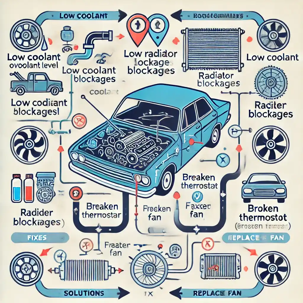 ¿Por qué se calienta rápido mi coche?