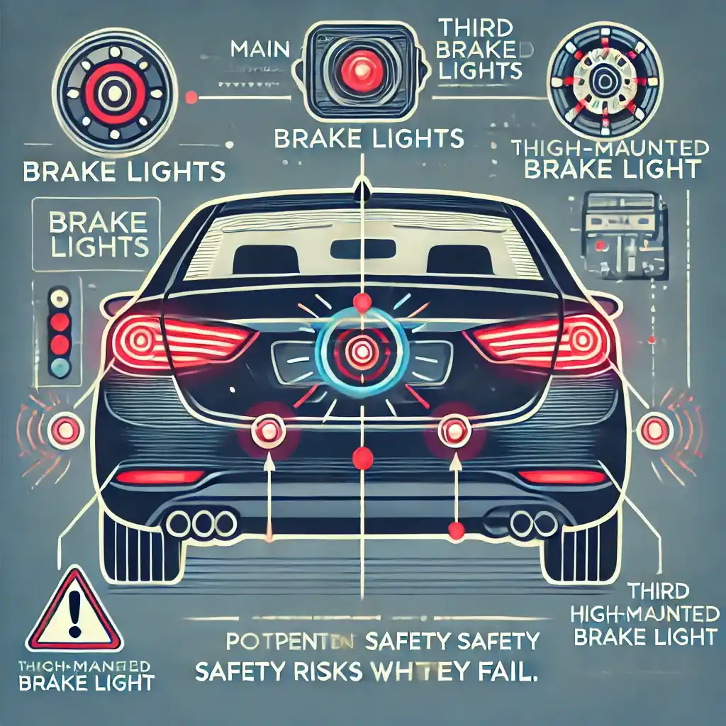¿Puedo conducir con las luces traseras de freno averiadas?