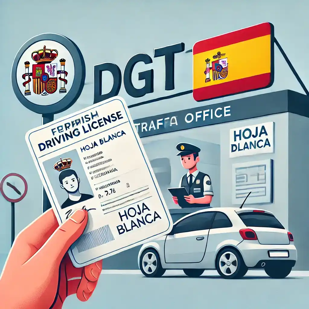 ¿Puedo hacer el canje de carnet con la hoja blanca?