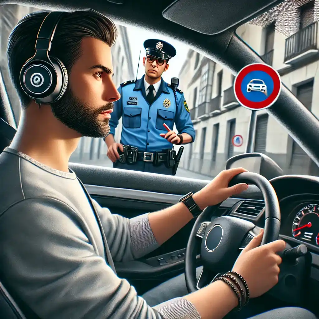 🚗🎧 ¿Se puede conducir con auriculares en España Descubra la normativa, multas y alternativas legales. ¡Evita sanciones!