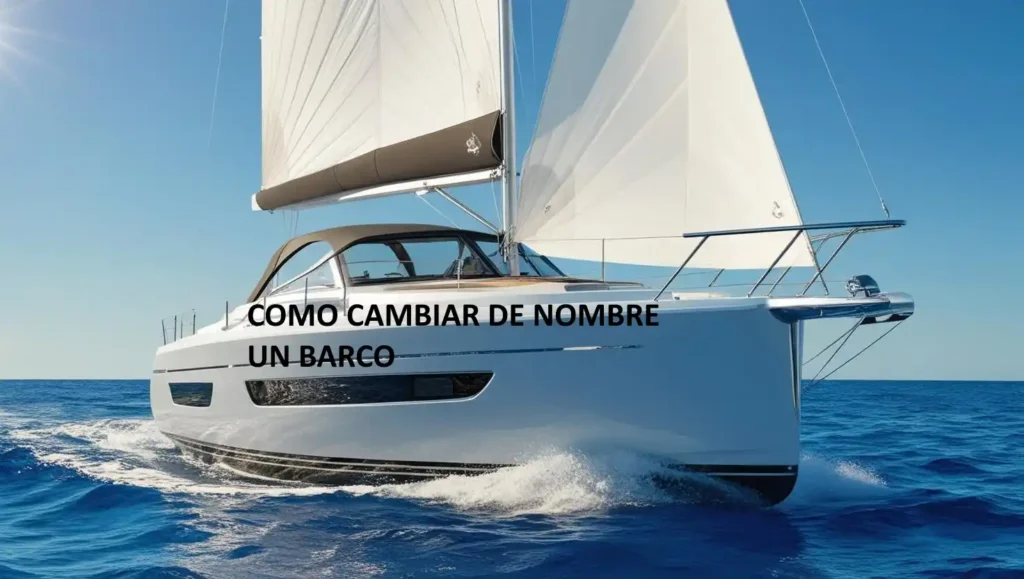 Cómo cambiar de nombre un barco en España
