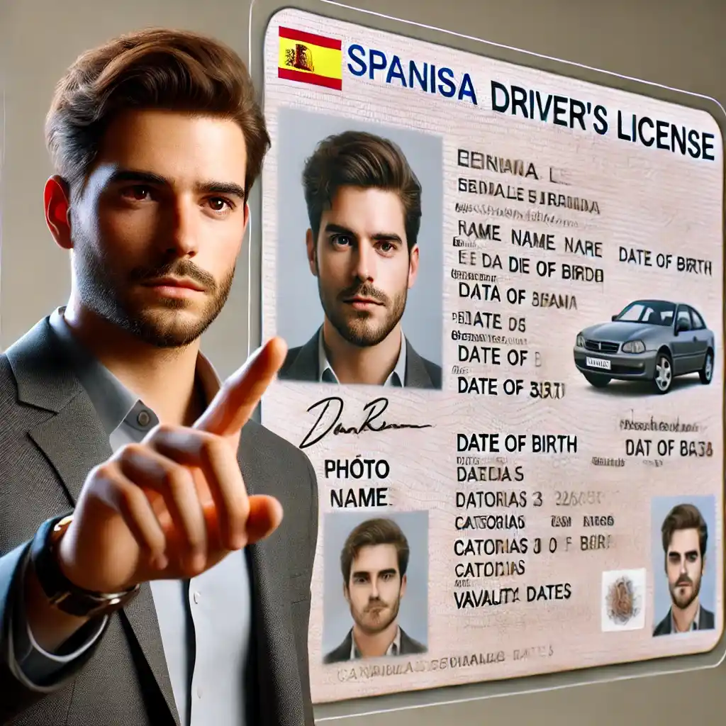 Como es un carnet de conducir español