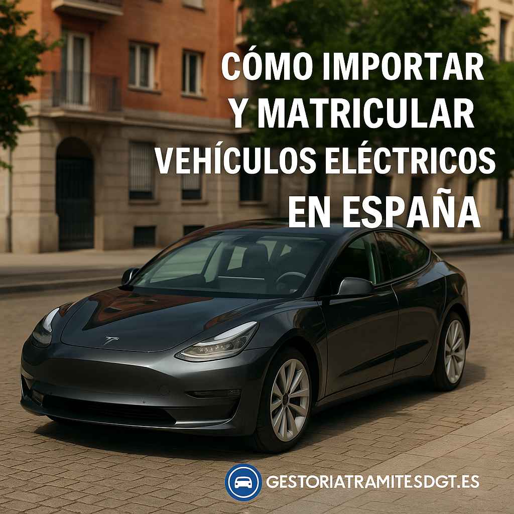 Cómo importar y matricular vehículos eléctricos en España