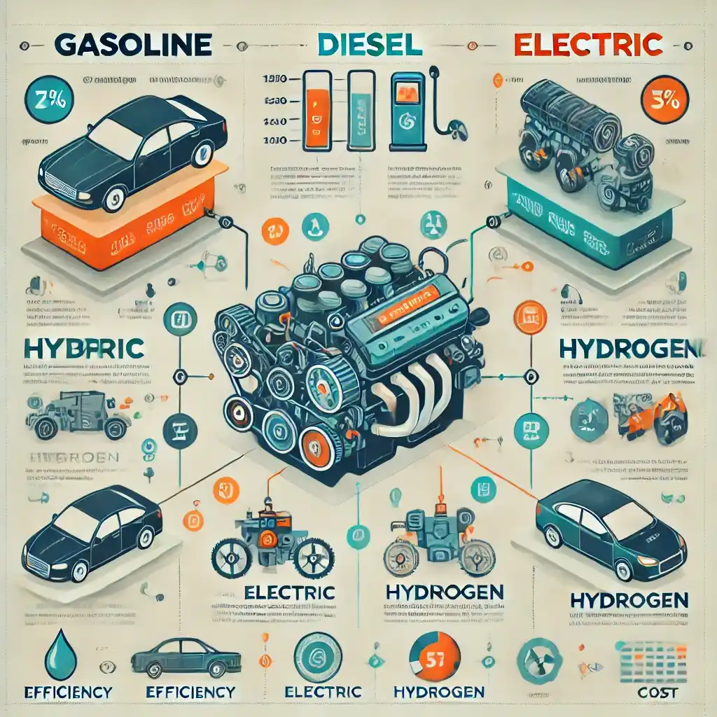 Tipos de motores de coches en la actualidad