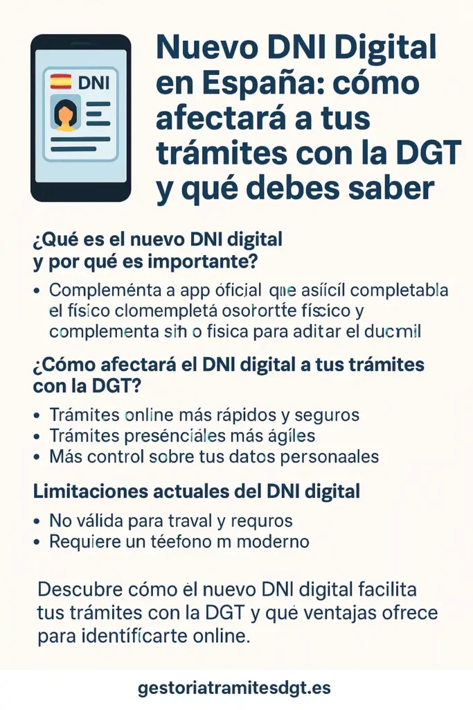 Nuevo DNI Digital en España cómo afectará a tus trámites con la DGT