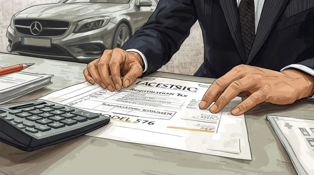 Cómo calcular y pagar el impuesto de matriculación de un coche importado en España (modelo 576)