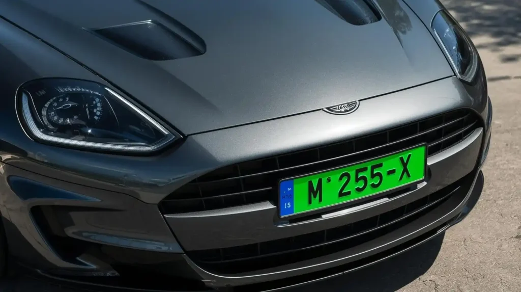 Placas verdes para vehículos importados