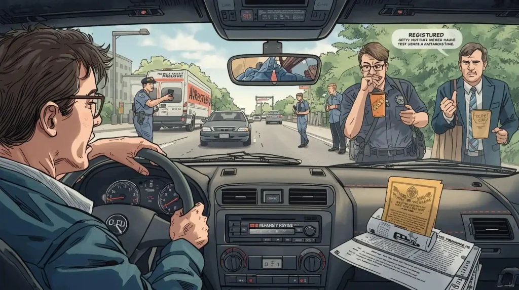 Qué pasa si conduces un coche que no está a tu nombre