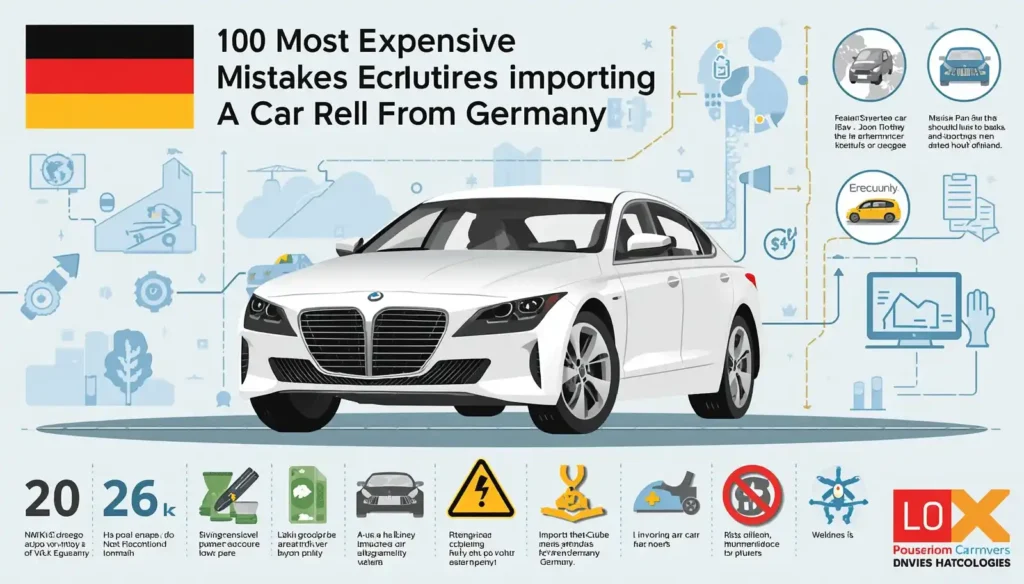 Los 10 errores más caros al importar un coche de Alemania en 2026
