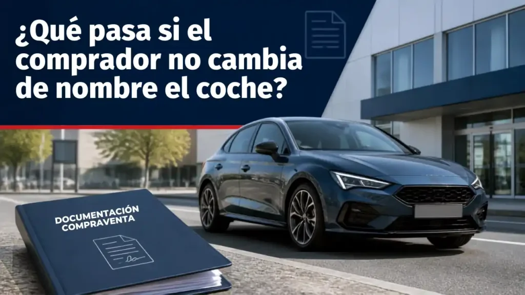 comprador no cambia de nombre el coche