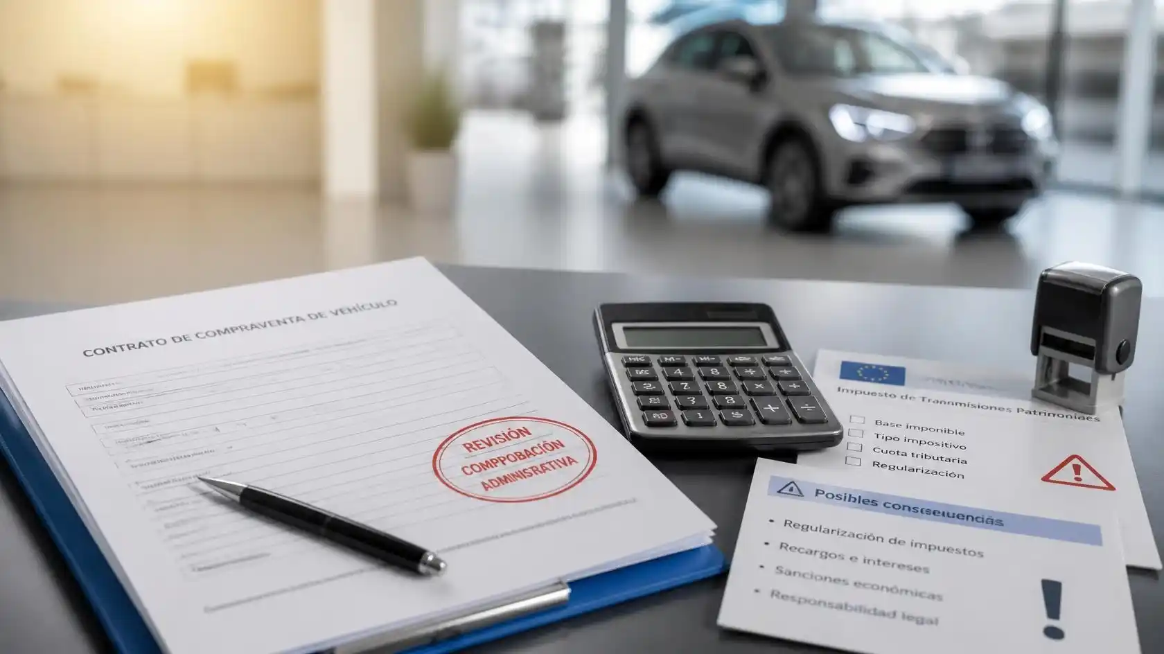 ¿Qué pasa si pongo un precio inferior en el contrato de compraventa del coche?