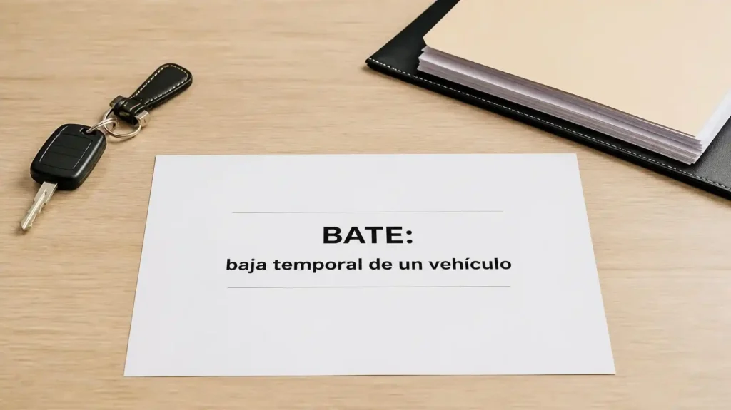 ¿Se puede transferir un coche de baja temporal?