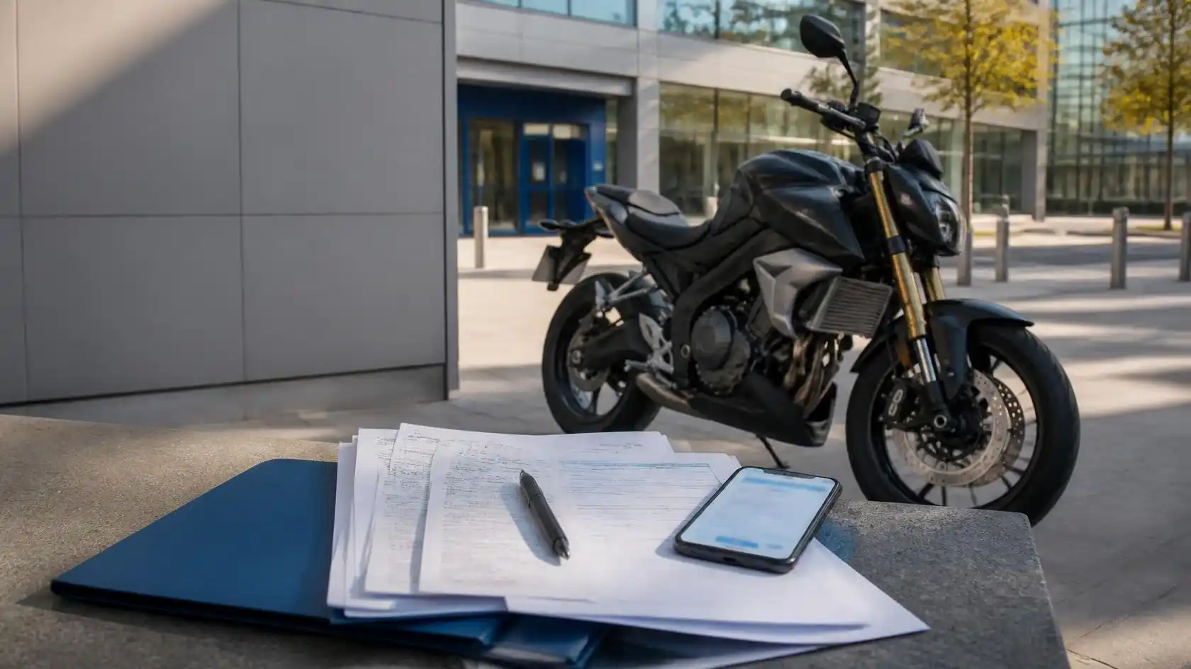 transferir una moto de segunda mano