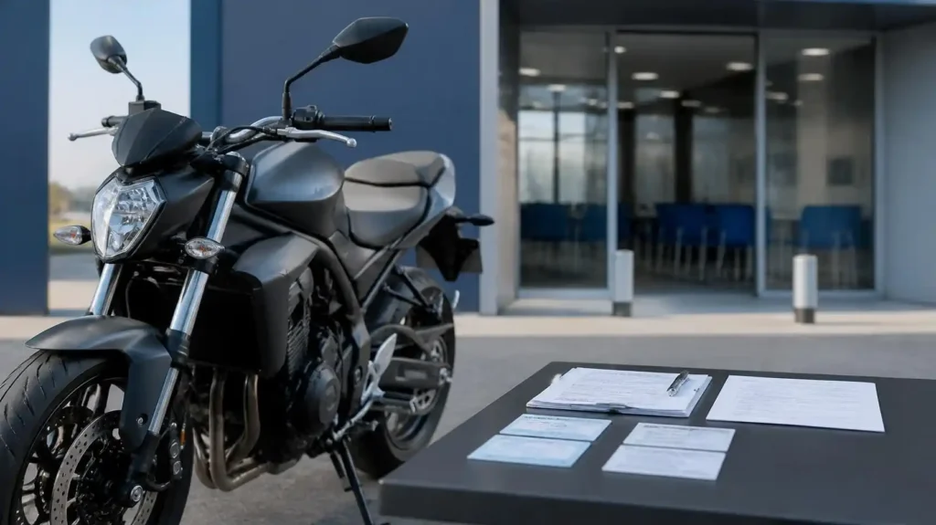 transferir una moto de segunda mano